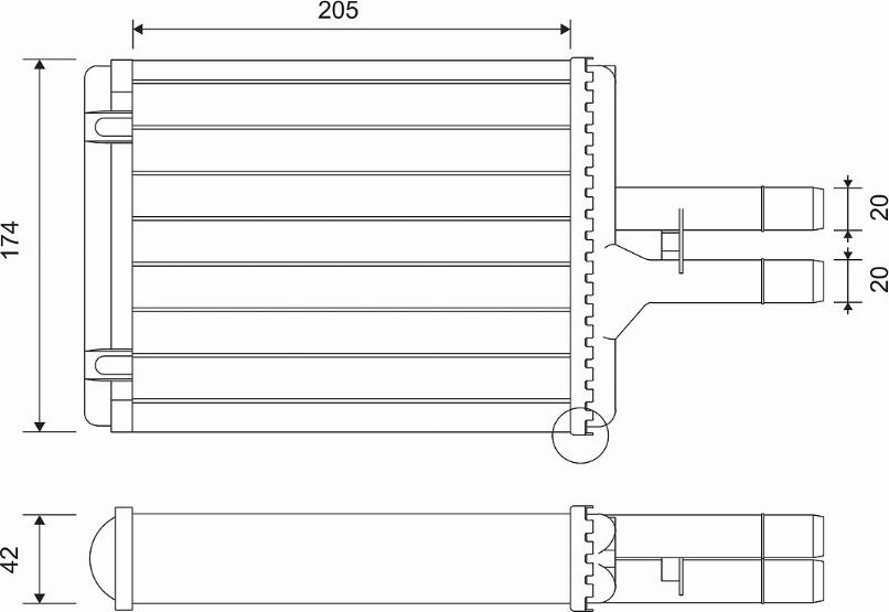 Valeo 812117 - Siltummainis, Salona apsilde www.autospares.lv