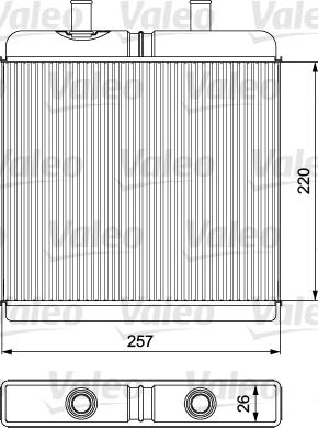 Valeo 812340 - Siltummainis, Salona apsilde www.autospares.lv