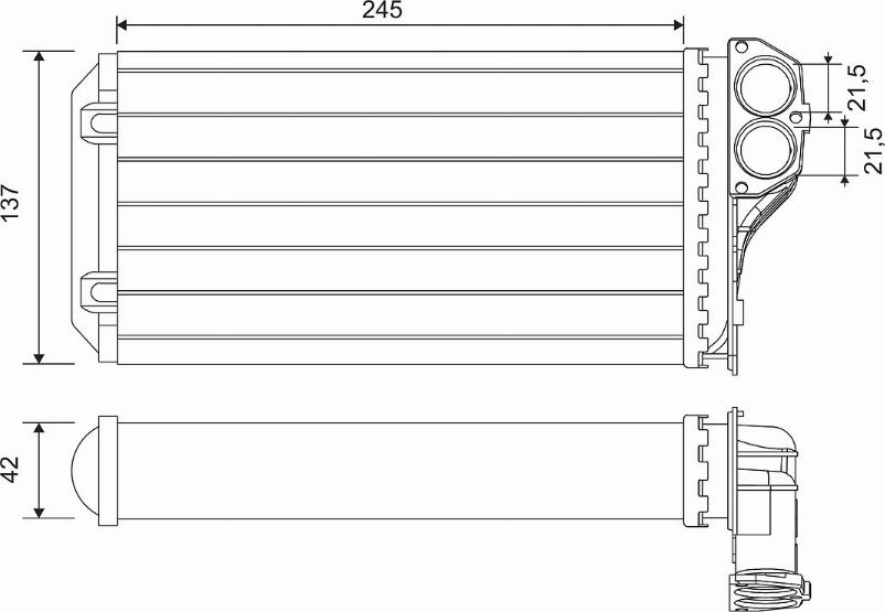 Valeo 812322 - Siltummainis, Salona apsilde www.autospares.lv