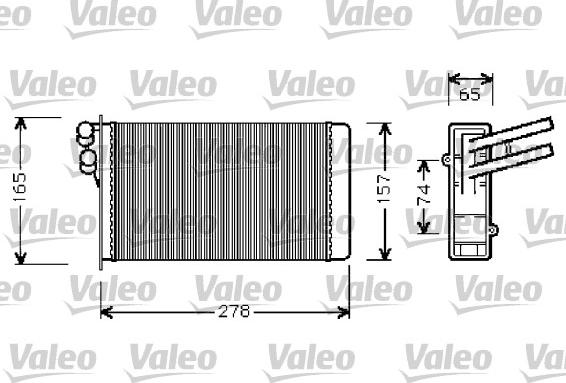 Valeo 812237 - Siltummainis, Salona apsilde www.autospares.lv