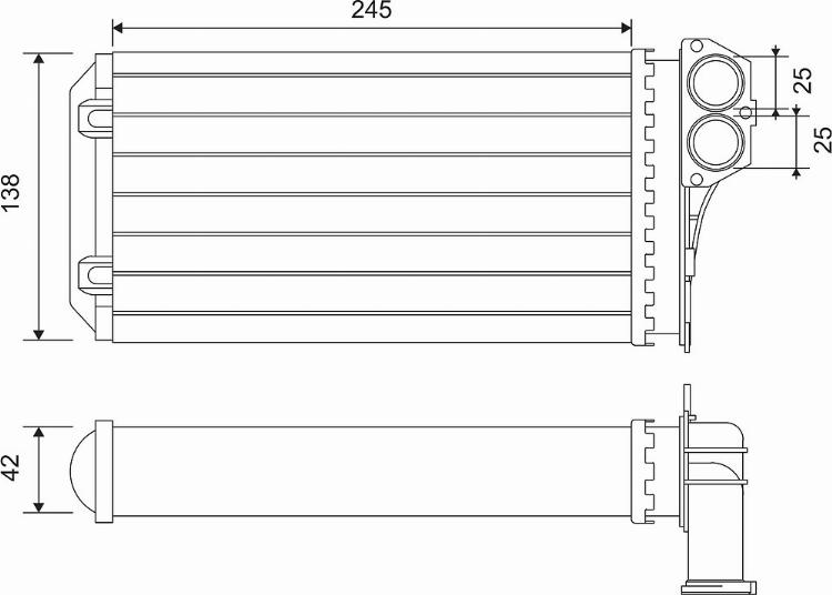 Valeo 812221 - Radiators, Motora dzesēšanas sistēma www.autospares.lv