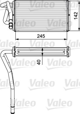 Valeo 812277 - Siltummainis, Salona apsilde www.autospares.lv