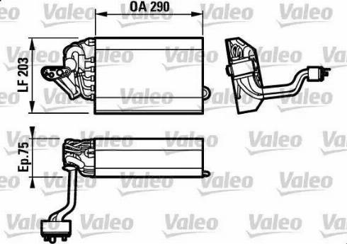 Valeo 817433 - Iztvaikotājs, Gaisa kondicionēšanas sistēma www.autospares.lv