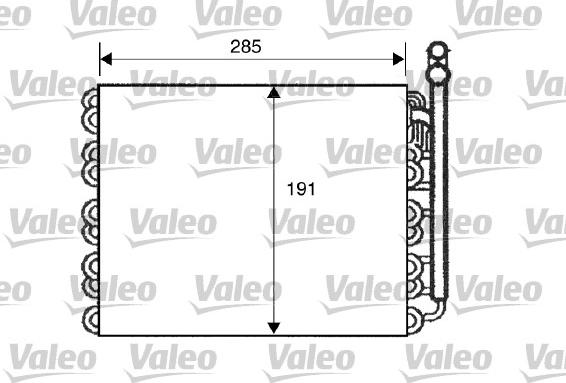 Valeo 817510 - Iztvaikotājs, Gaisa kondicionēšanas sistēma www.autospares.lv