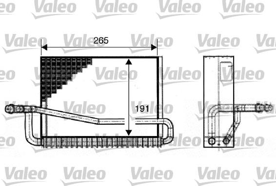 Valeo 817520 - Iztvaikotājs, Gaisa kondicionēšanas sistēma www.autospares.lv