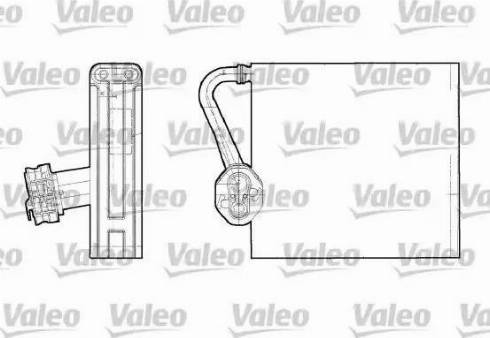 Valeo 817709 - Iztvaikotājs, Gaisa kondicionēšanas sistēma www.autospares.lv