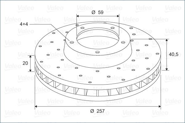 Valeo 886153 - Brake Disc www.autospares.lv