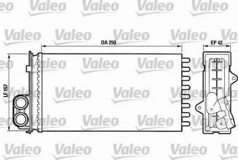 Valeo 883976 - Radiators, Motora dzesēšanas sistēma www.autospares.lv