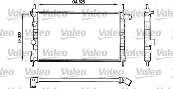 Valeo 883881 - Radiators, Motora dzesēšanas sistēma www.autospares.lv