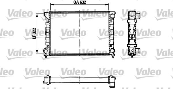 Valeo 883871 - Radiators, Motora dzesēšanas sistēma autospares.lv