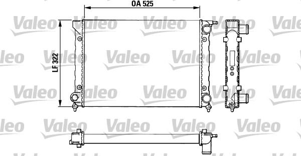 Valeo 883727 - Radiators, Motora dzesēšanas sistēma autospares.lv