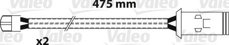 Valeo 882333 - Warning Contact, brake pad wear www.autospares.lv