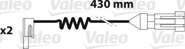 Valeo 882337 - Warning Contact, brake pad wear www.autospares.lv