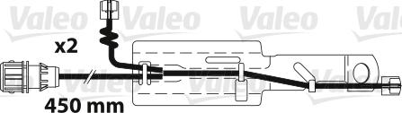 Valeo 882324 - Indikators, Bremžu uzliku nodilums www.autospares.lv