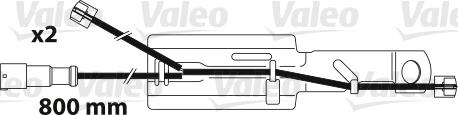 Valeo 882327 - Indikators, Bremžu uzliku nodilums www.autospares.lv