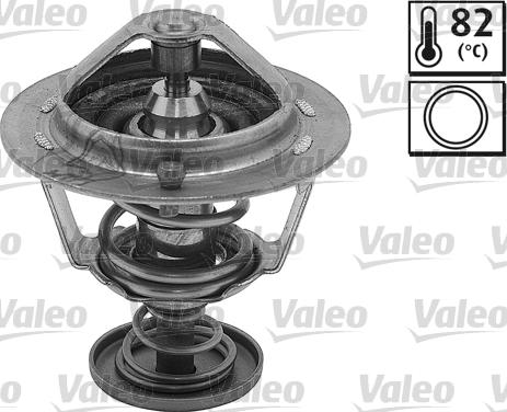 Valeo 820512 - Термостат охлаждающей жидкости / корпус www.autospares.lv