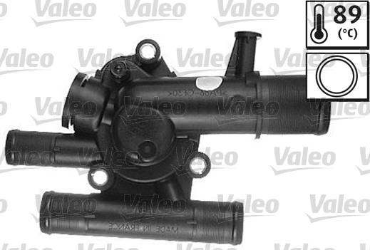 Valeo 820536 - Термостат охлаждающей жидкости / корпус www.autospares.lv