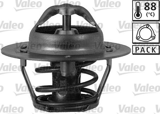 Valeo 820068 - Термостат охлаждающей жидкости / корпус www.autospares.lv