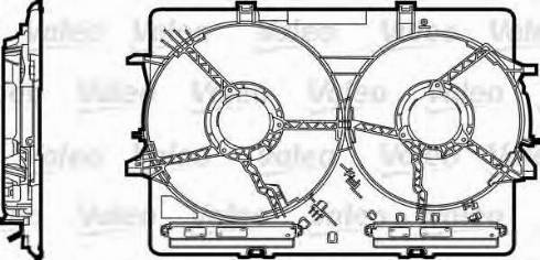 Valeo 820758 - Support, cooling fan www.autospares.lv