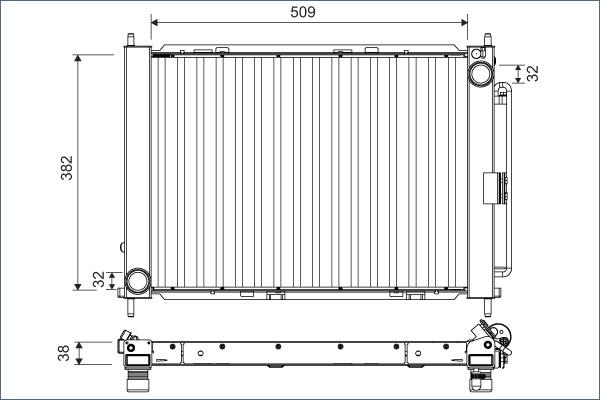 Valeo 822675 - Dzesēšanas modulis www.autospares.lv