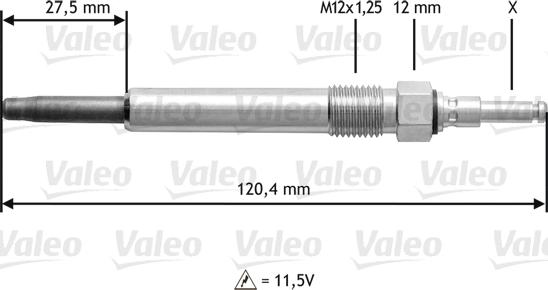 Valeo 345146 - Kvēlsvece www.autospares.lv