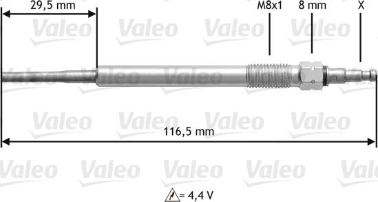 Valeo 345147 - Kvēlsvece www.autospares.lv