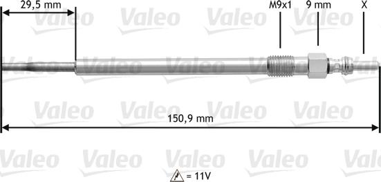 Valeo 345131 - Kvēlsvece www.autospares.lv