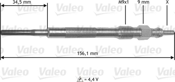 Valeo 345219 - Glow Plug www.autospares.lv