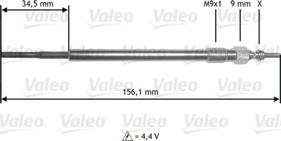 Valeo 345218 - Glow Plug www.autospares.lv