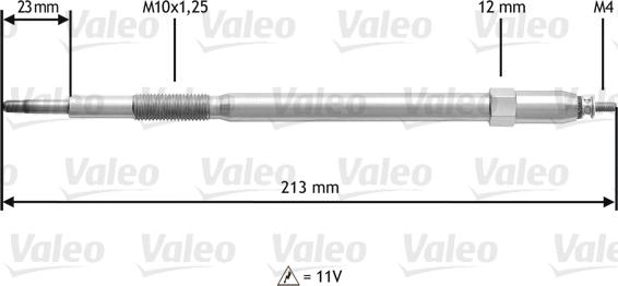 Valeo 345221 - Kvēlsvece www.autospares.lv