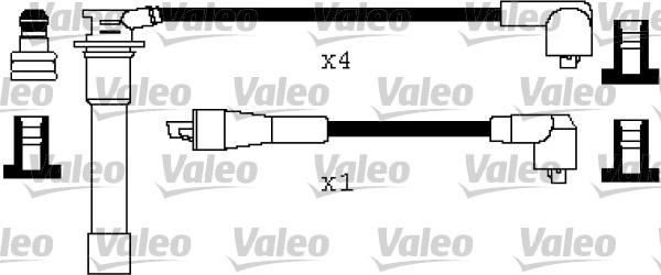 Valeo 346495 - Augstsprieguma vadu komplekts www.autospares.lv