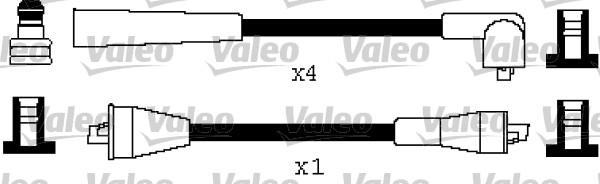 Valeo 346498 - Augstsprieguma vadu komplekts www.autospares.lv