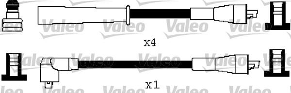 Valeo 346492 - Augstsprieguma vadu komplekts www.autospares.lv