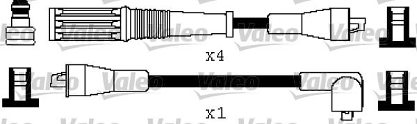 Valeo 346458 - Augstsprieguma vadu komplekts www.autospares.lv