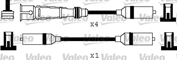 Valeo 346464 - Augstsprieguma vadu komplekts www.autospares.lv