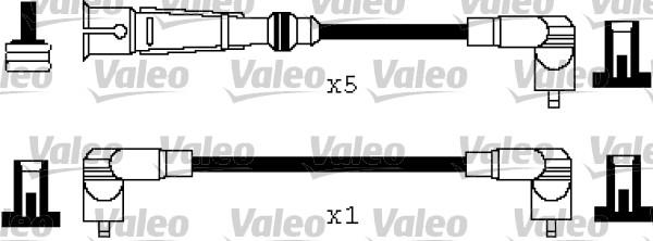 Valeo 346465 - Augstsprieguma vadu komplekts www.autospares.lv