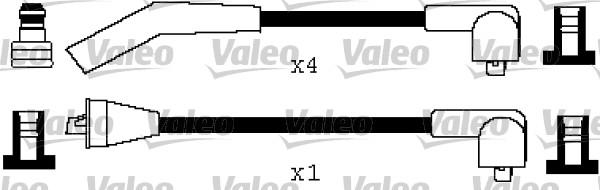 Valeo 346461 - Augstsprieguma vadu komplekts www.autospares.lv