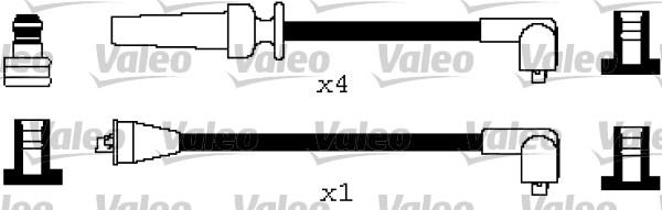 Valeo 346400 - Augstsprieguma vadu komplekts www.autospares.lv