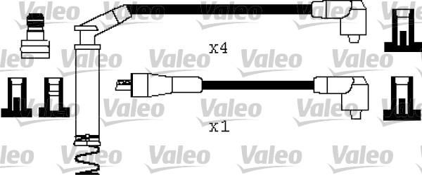 Valeo 346401 - Augstsprieguma vadu komplekts www.autospares.lv