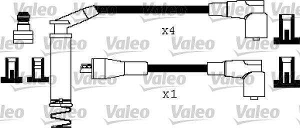 Valeo 346403 - Augstsprieguma vadu komplekts www.autospares.lv