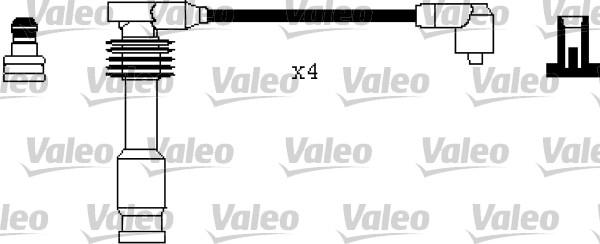 Valeo 346402 - Augstsprieguma vadu komplekts www.autospares.lv