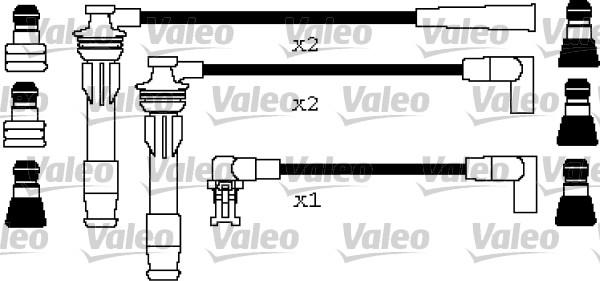 Valeo 346407 - Augstsprieguma vadu komplekts www.autospares.lv