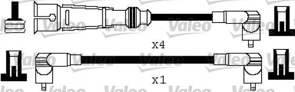 Valeo 346416 - Augstsprieguma vadu komplekts www.autospares.lv