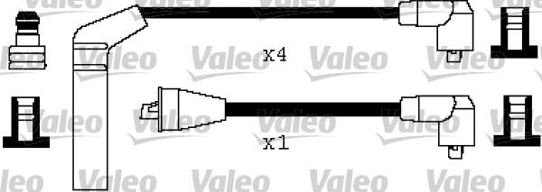 Valeo 346481 - Augstsprieguma vadu komplekts www.autospares.lv