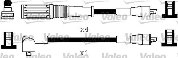 Valeo 346487 - Augstsprieguma vadu komplekts www.autospares.lv