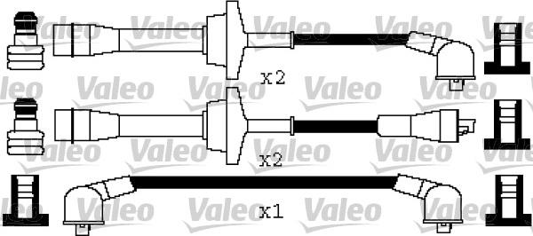 Valeo 346439 - Augstsprieguma vadu komplekts www.autospares.lv