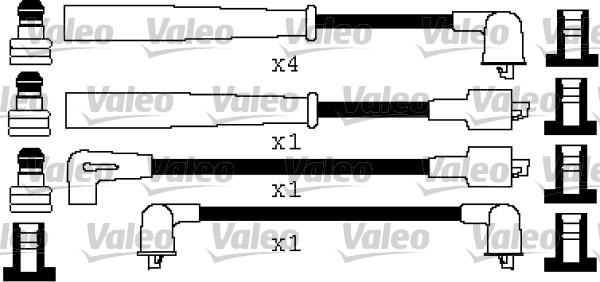 Valeo 346422 - Augstsprieguma vadu komplekts www.autospares.lv