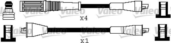 Valeo 346504 - Augstsprieguma vadu komplekts www.autospares.lv