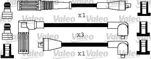 Valeo 346505 - Augstsprieguma vadu komplekts www.autospares.lv