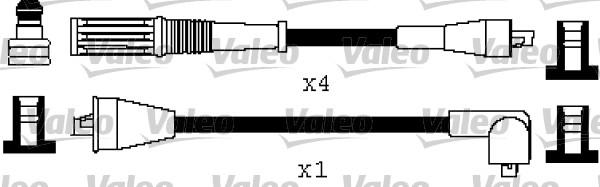 Valeo 346507 - Augstsprieguma vadu komplekts www.autospares.lv